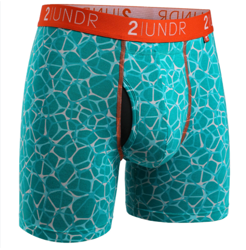 2 UNDR | Swing Shift Printed Boxer Brief | Pool Party