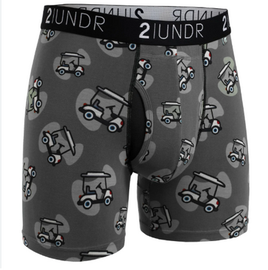2 UNDR | Swing Shift Printed Trunk | Cart Path Grey
