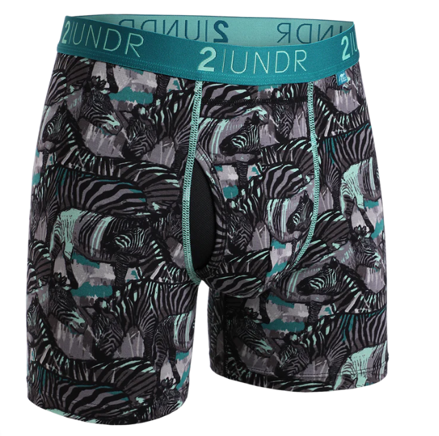 2 UNDR| Swing Shift Printed Trunk | Zebras