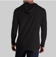 Load image into Gallery viewer, 2 UNDR| LS Hooded Tee | Black