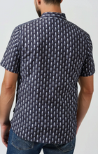 Load image into Gallery viewer, STONE ROSE | Short Sleeve Woven Resort Shirt | Eternal Summer - Navy