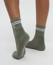 Load image into Gallery viewer, Tentree | Cortes Socks 2-Pack | White Juniper/Agave Stripes
