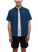 Load image into Gallery viewer, Tentree | Short Sleeve Hurst Shirt M | Nightfall Blue