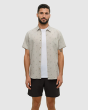 Load image into Gallery viewer, Tentree | Short Sleeve Mancos Shirt M | Creek Stone/Bike Around
