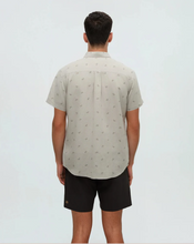 Load image into Gallery viewer, Tentree | Short Sleeve Mancos Shirt M | Creek Stone/Bike Around