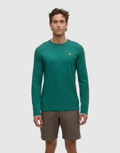 Load image into Gallery viewer, Tentree | Baker Long Sleeve Shirt M | Tidal Teal Heather