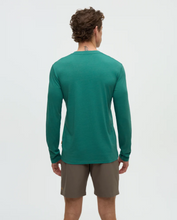 Load image into Gallery viewer, Tentree | Baker Long Sleeve Shirt M | Tidal Teal Heather