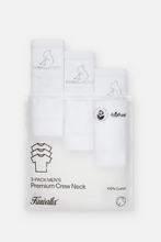 Load image into Gallery viewer, Kuwalla | 3-Pack Crew Neck Tee shirt | White