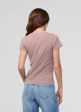Load image into Gallery viewer, DU/ER | PurePima Slim V-Neck | Women's Collection | Hazy Mauve