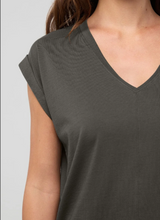 Load image into Gallery viewer, DU/ER | PurePima Dolman V-Neck | Women's Collection | Evergreen