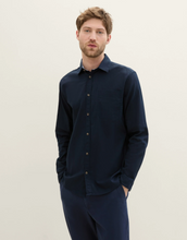 Load image into Gallery viewer, Tom Tailor | Cotton Linen Shirt LS | Black