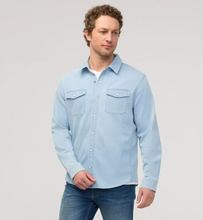 Load image into Gallery viewer, DU/ER | Performance Denim| lite 2-Pocket Shirt| Dune Blue