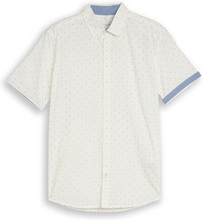 Load image into Gallery viewer, Tom Tailor| Fitted Printed shirt | Men's Collection  |  White