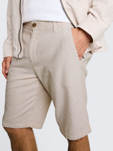 Load image into Gallery viewer, Tom Tailor | Regular Cotton Linen Chino Shorts| Cashew Beige Chambrey