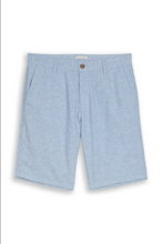 Load image into Gallery viewer, Tom Tailor | Regular Cotton Linen Chino Shorts| Light Blue Heather