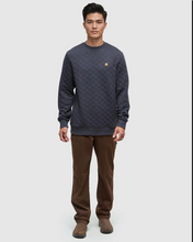 Load image into Gallery viewer, Tentree | Quilted Reynard Hoodie |Midnight Blue Heather
