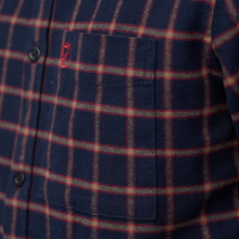 Load image into Gallery viewer, FjällRäven | Övik Flannel Shirt M | Dark Navy/Red