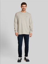 Load image into Gallery viewer, Tom Tailor |Structured Striped Longsleeve Shirt | Off-white