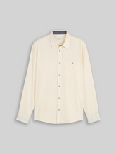 Load image into Gallery viewer, Tom Tailor | Regular-fit Long Sleeve Structured Shirt | Gardenia White