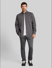 Load image into Gallery viewer, Tom Tailor | Regular-fit Long Sleeve Structured Shirt | Tarmac Grey