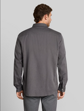 Load image into Gallery viewer, Tom Tailor | Regular-fit Long Sleeve Structured Shirt | Tarmac Grey