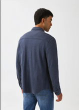 Load image into Gallery viewer, DU/ER | Performance Flannel Lite One-Pocket Shirt| Heather Navy