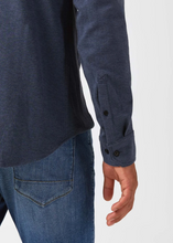 Load image into Gallery viewer, DU/ER | Performance Flannel Lite One-Pocket Shirt| Heather Navy