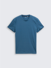 Load image into Gallery viewer, Tom Tailor | Fitted Basic T-Shirt | Real Teal Blue