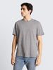 Tom Tailor| Fine Striped T-Shirt | Men's Collection  | Grey