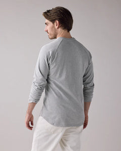 ANIAN | The Circular Henley | Heather