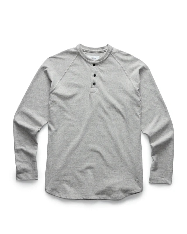 ANIAN | The Circular Henley | Heather