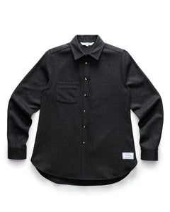 ANIAN | 17oz Modern Melton Wool | Charcoal