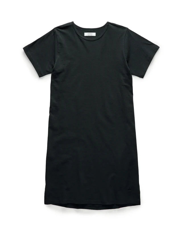 ANIAN | The Circular Tee Dress | Black