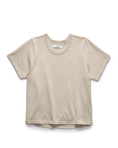 ANIAN | The Circular Crop Tee | Pelican