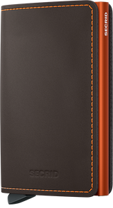 Secrid | MiniWallet | Matte Truffle & Orange