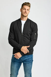 Easy Mondays Varsity Jacket | Black