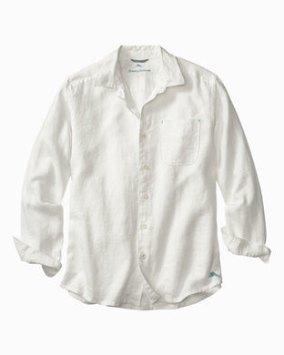 Tommy Bahama Sea Glass Breezer Linen Shirt | White