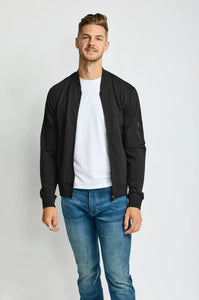 Easy Mondays Varsity Jacket | Black