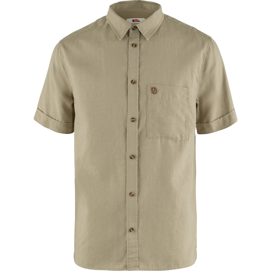 FjällRäven Övik Travel SS Shirt | Sand Stone