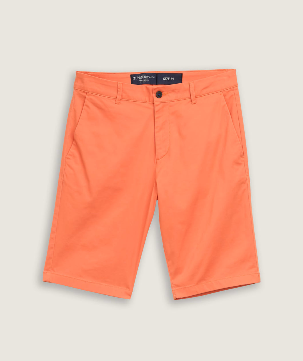TOM TAILOR | REGULAR CHINO SHORTS | PEACH ORANGE