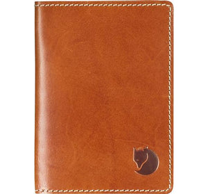FjällRäven | Leather Passport Cover | Cognac
