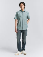 Load image into Gallery viewer, Tom Tailor | Short Sleeve Cotton Shirt | Jasper Green