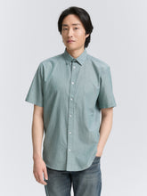 Load image into Gallery viewer, Tom Tailor | Short Sleeve Cotton Shirt | Jasper Green