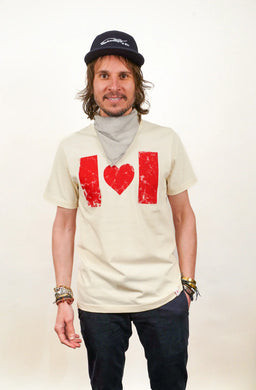 18 WAITS | Heart Flag T-Shirt | Unisex