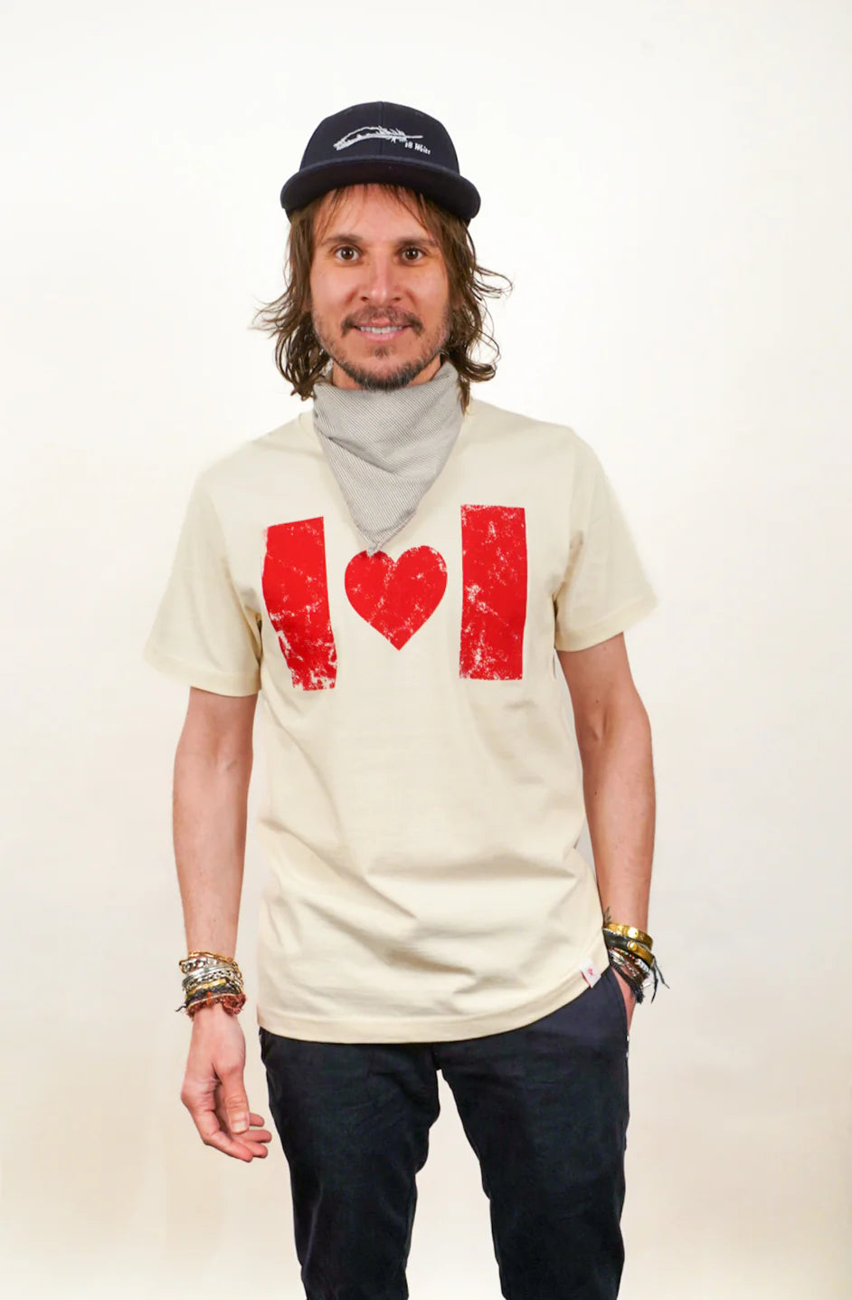 18 WAITS | Heart Flag T-Shirt | Unisex