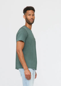 DU/ER | PurePima Vintage Pocket Tee | Washed Peat