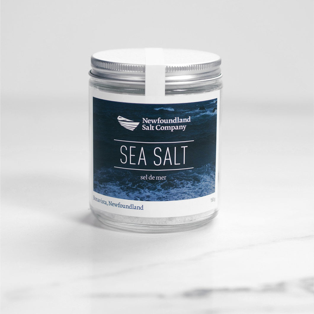 Newfoundland Salt Company Regular and Juniper Smoked Sea Salt 150g