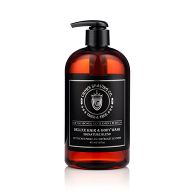 Crown Deluxe Hair & Body Wash Peppermint & Tea Tree 473 ml/ 16 fl oz.