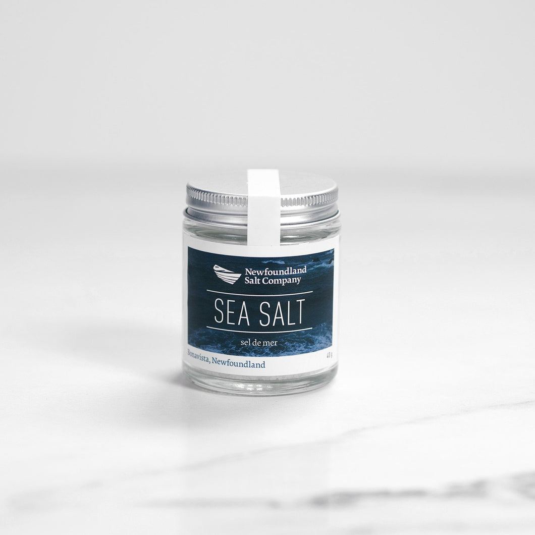 Newfoundland Salt Company Regular and Juniper Smoked Sea Salt 40g