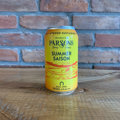 Parsons Brewing Summer Saison